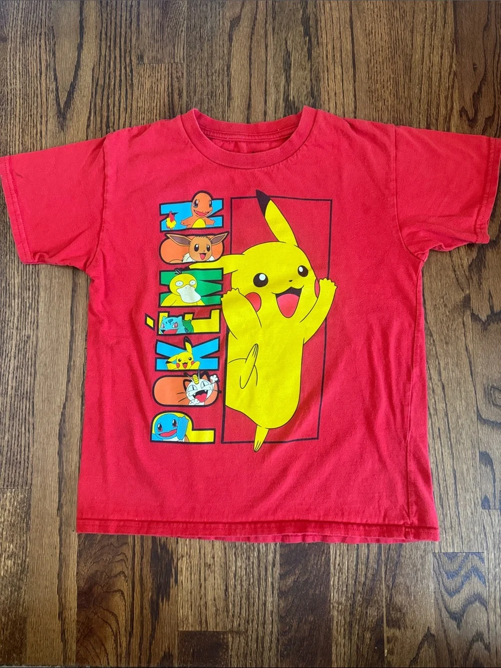 Pokémon Pikachu Red Kids T-Shirt